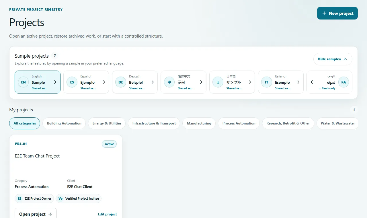 Create your first project and read Project Overview