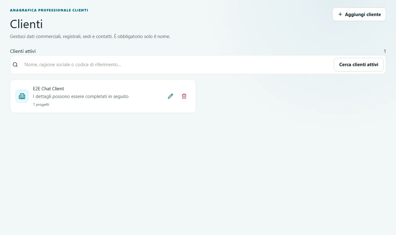 Gestire Client e Site in sicurezza