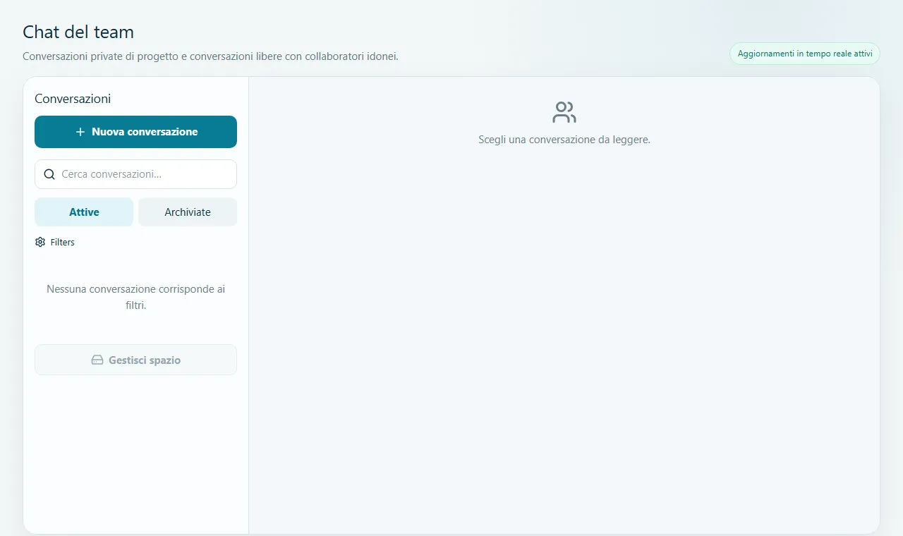 Usare Team Chat, file e messaggi vocali